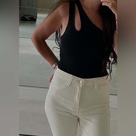 Zara Red One Shoulder Bodysuit main image 1